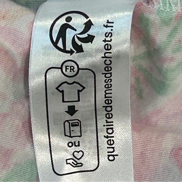 Lauren Ralph Lauren Monogrammed Sleepwear Pink Floral Ruffle Hem Nightgown XL - Picture 8 of 10